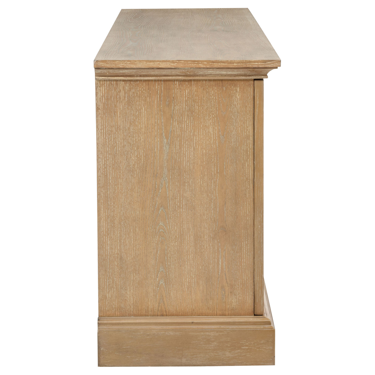 Brockway 4-Door Dining Sideboard Buffet Cabinet, Barley Brown
