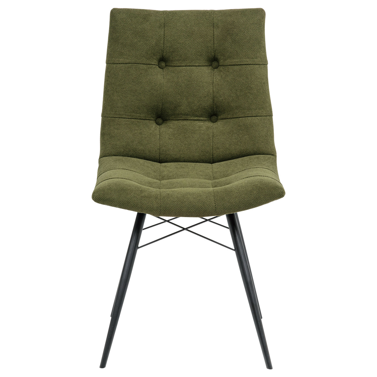 Aiken Fabric Upholstered Dining Side Chair, Forest Green (Set of 4)