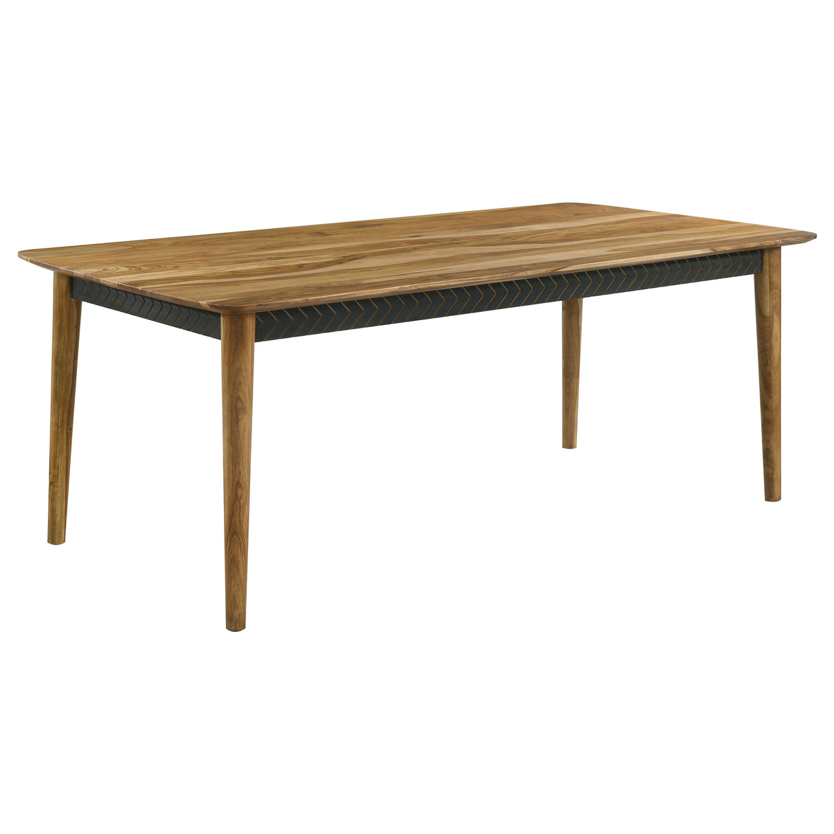 Partridge 6-Piece Dining Set - Natural Sheesham & Espresso