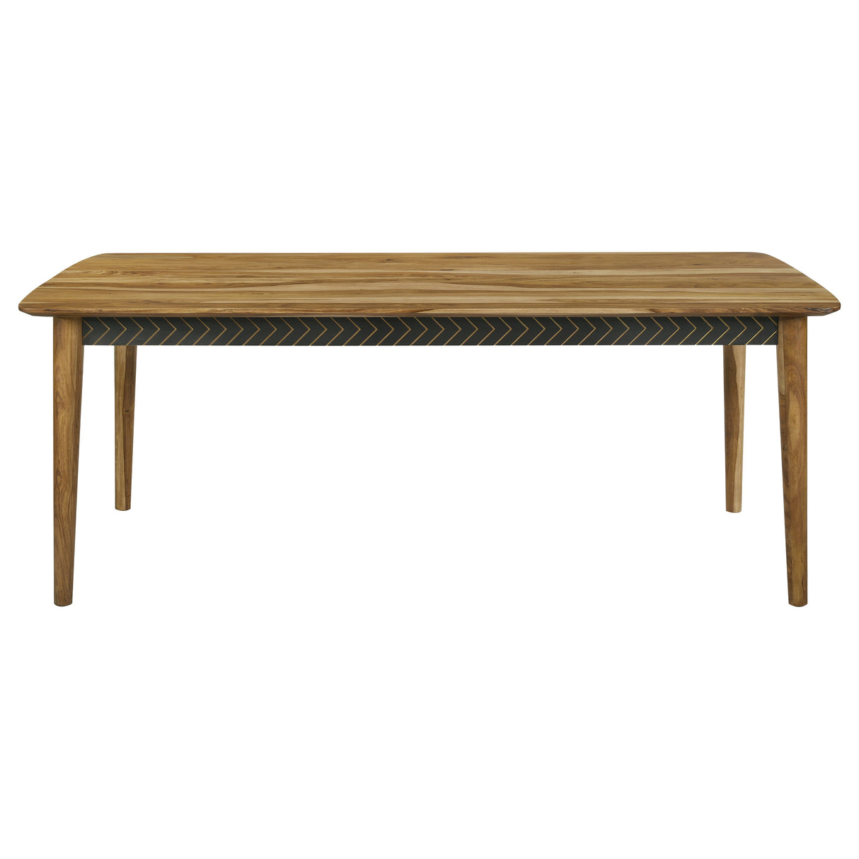 Partridge 6-Piece Dining Set - Natural Sheesham & Espresso