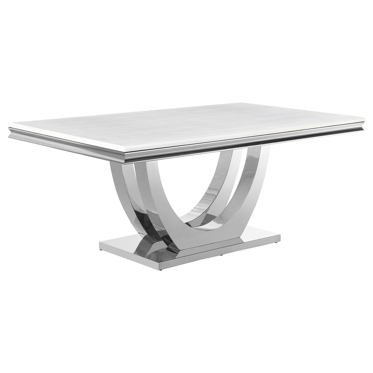 Kerwin 5-Piece Dining Set with Grey Velvet Chairs