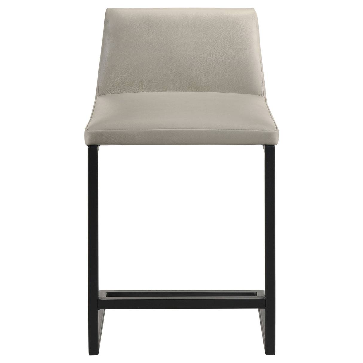 Vardon Genuine Leather Counter Height Chair, Tan (Set of 2)