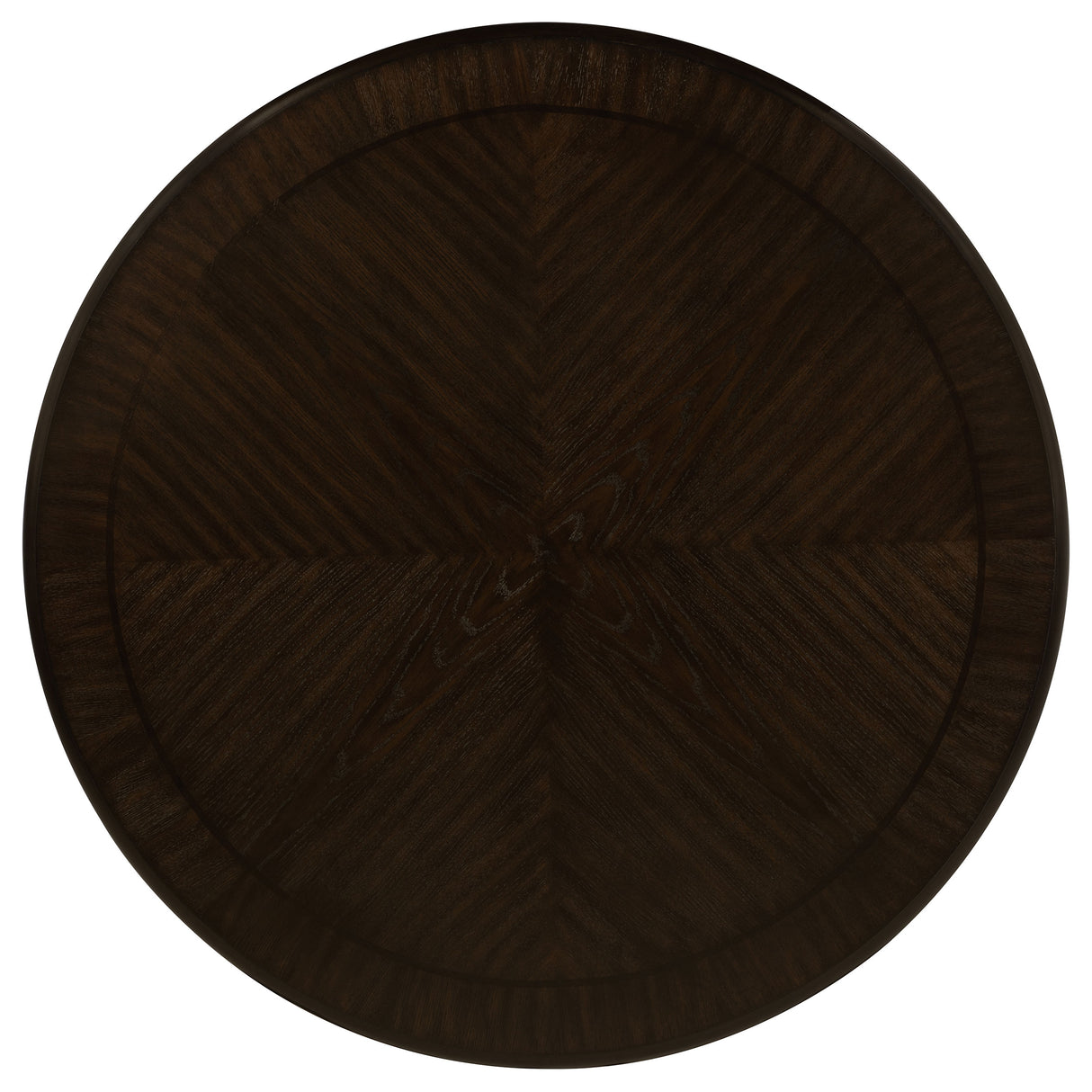 Twyla 5-Piece 60-Inch Round Dining Table Set Dark Cocoa