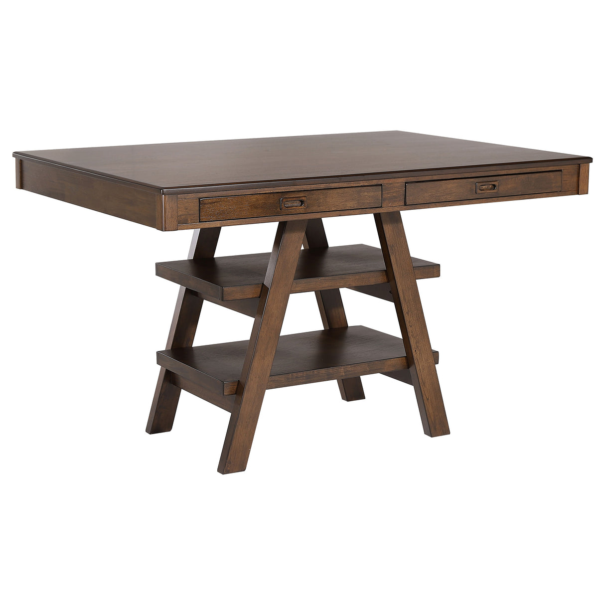 Dewey Rectangular Counter Height Dining Table, Walnut