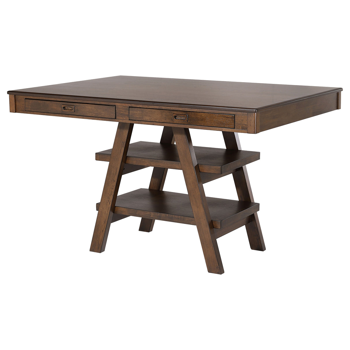 Dewey Rectangular Counter Height Dining Table, Walnut