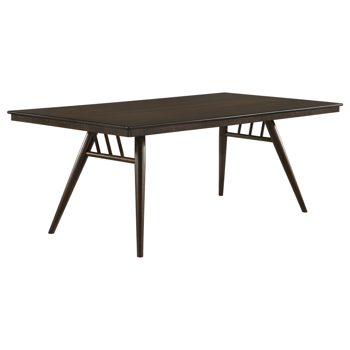 Wes Rectangular 80-Inch Dark Walnut Dining Table