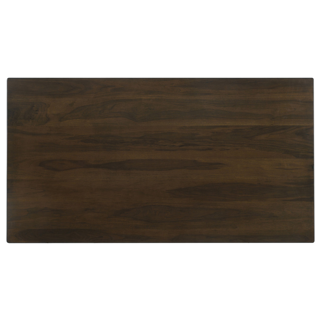 Wes Rectangular 80-Inch Dark Walnut Dining Table