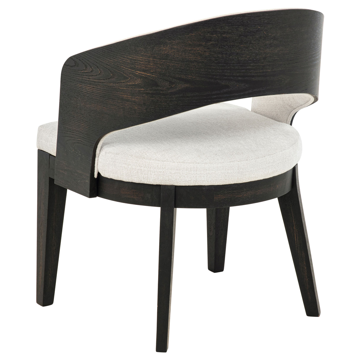 Leandro Upholstered Dining Arm Chair Cream Set of 2