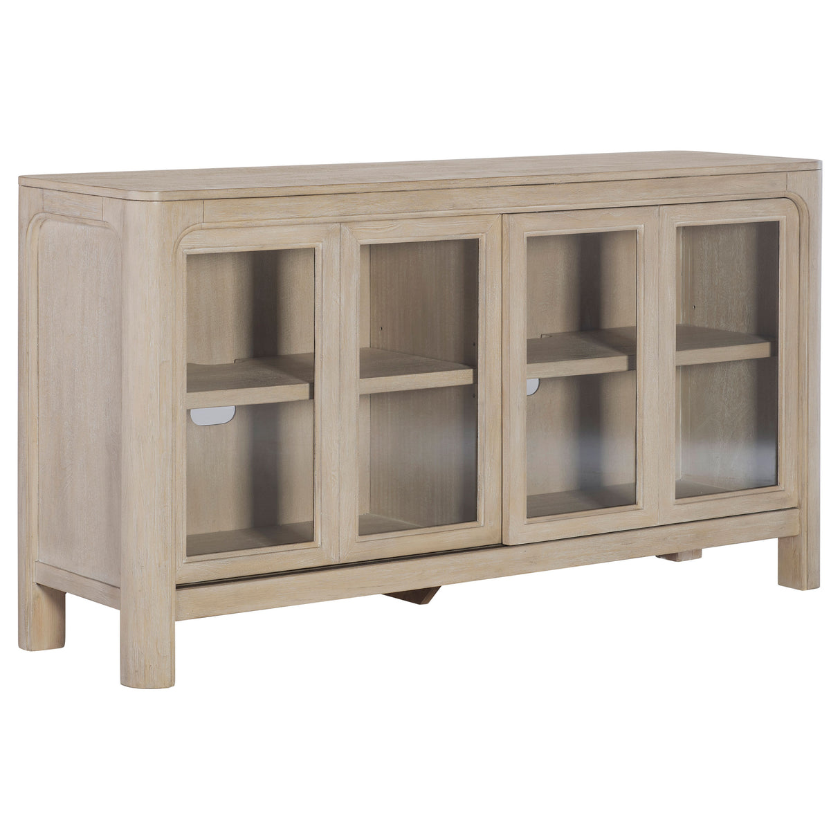Solano Sliding Door Dining Sideboard, Weathered Mango