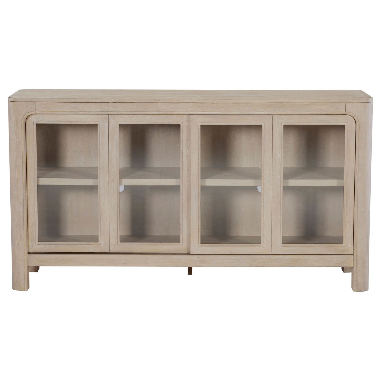 Solano Sliding Door Dining Sideboard, Weathered Mango