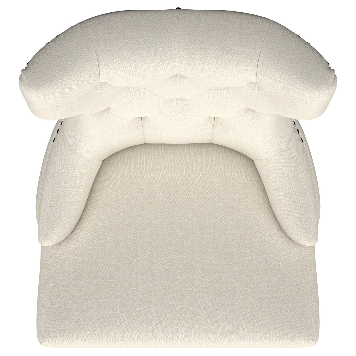 Baney Fabric Upholstered Dining Side Chair Cream and Black