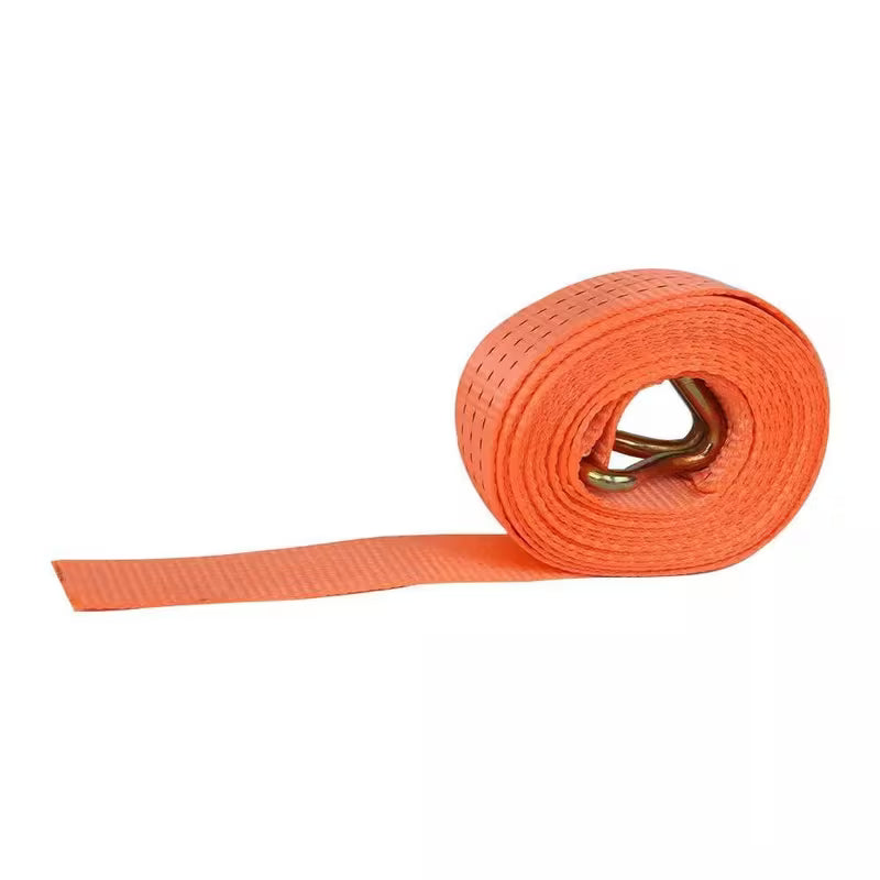 WFLNHB Heavy Duty Tie Down Strap 1.5Inch x 15ft Ratchet Tighten Cargo Strap J Hook Heavy Duty 20 Pack