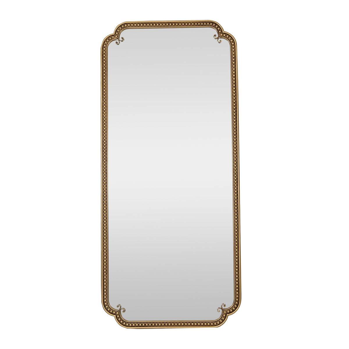 Full Length Mirror With Stand, Floor Standing Dressing For Bedroom - Antique Gold