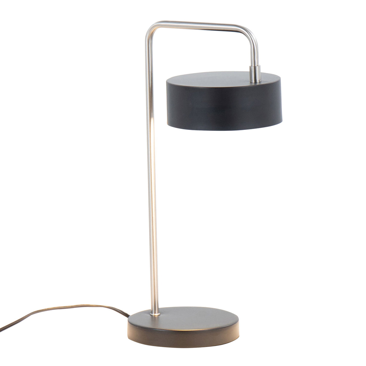 Puck - Contemporary Table Lamp - Nickel