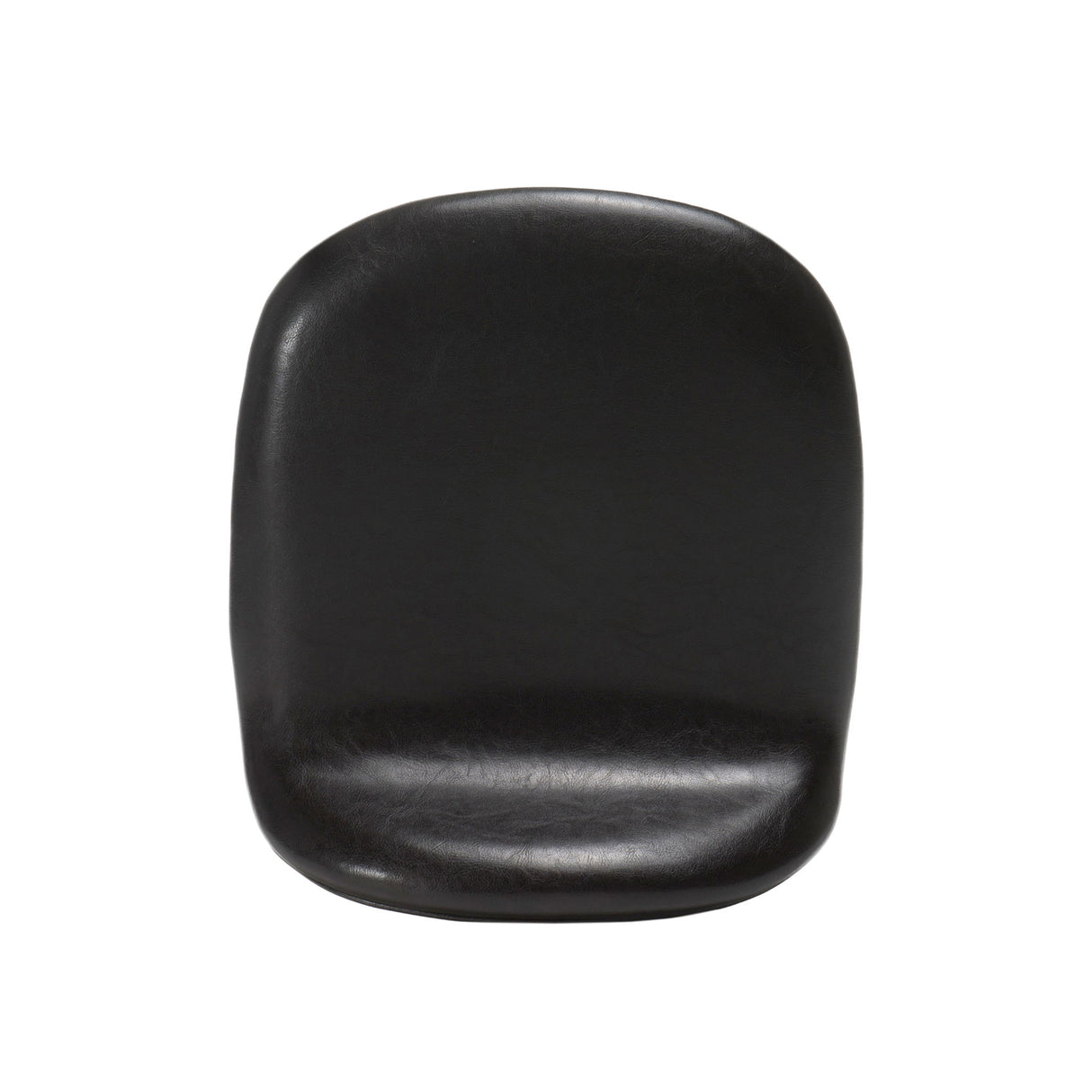 Contemporary Bar Stool With Stylish Seat And Small Backrest - Dark Brown