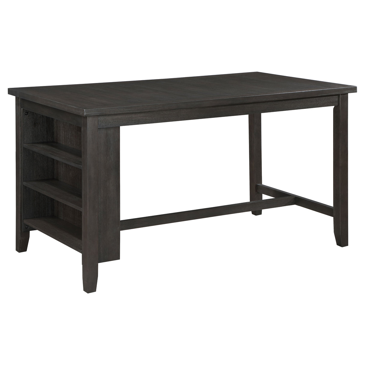 Elliston 66-Inch Counter Height Dining Table Dark Grey