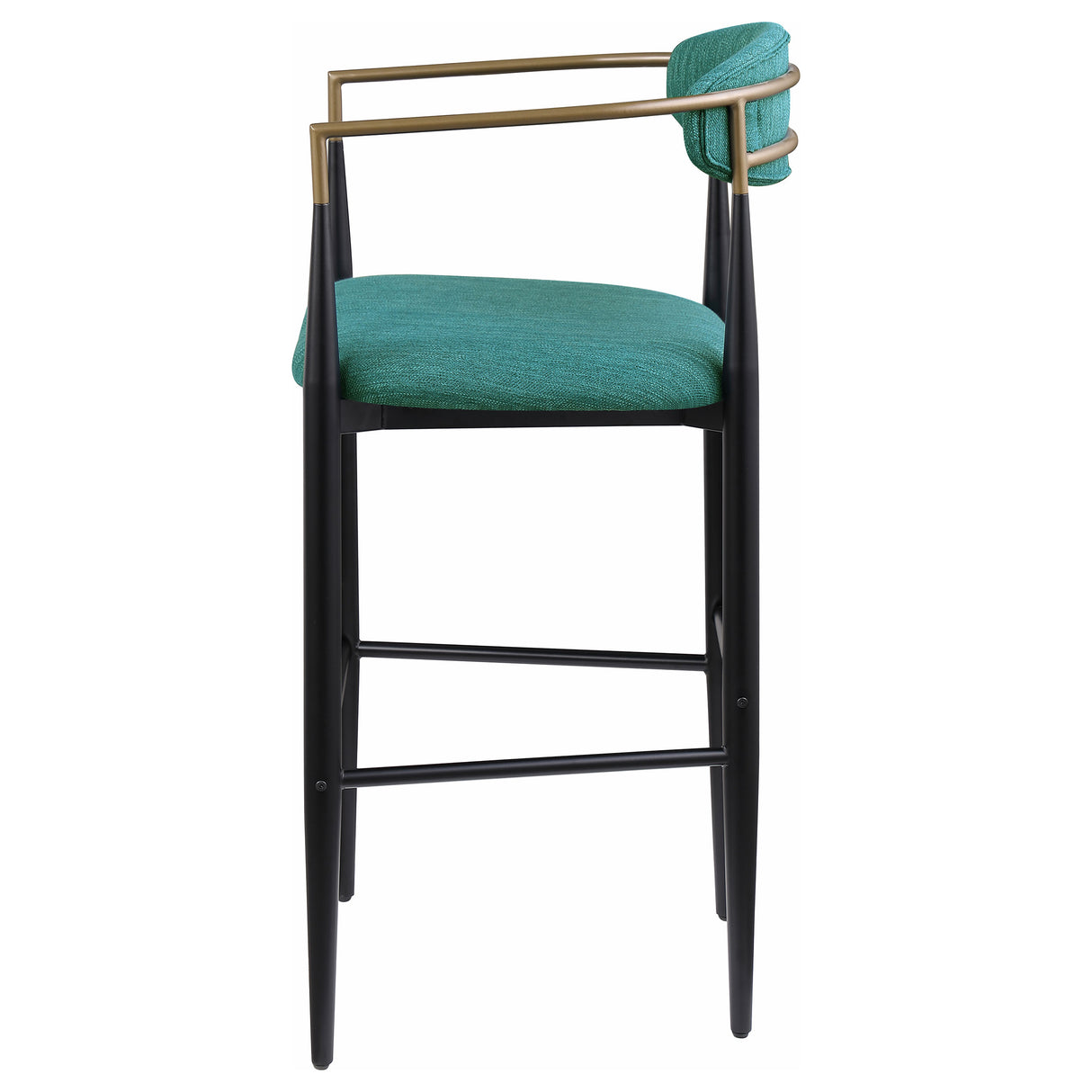 Tina Fabric Upholstered Bar Chair Green - Set of 2