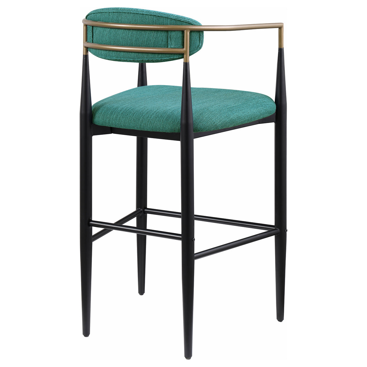 Tina Fabric Upholstered Bar Chair Green - Set of 2