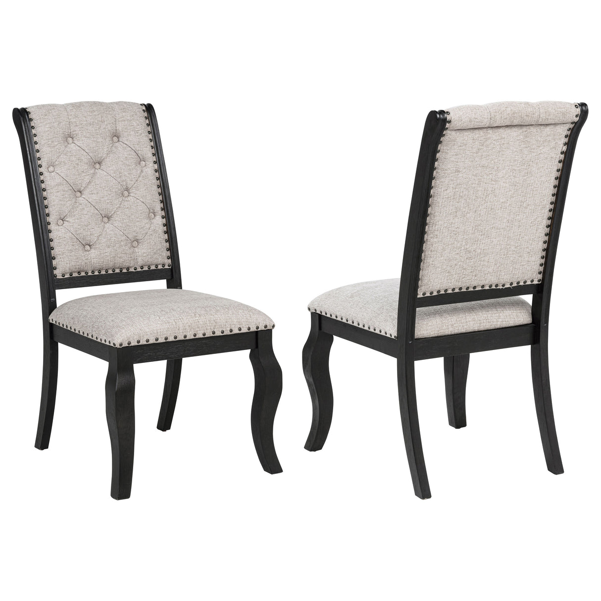 Phelps Upholstered Dining Side Chair Tan, Set of 2