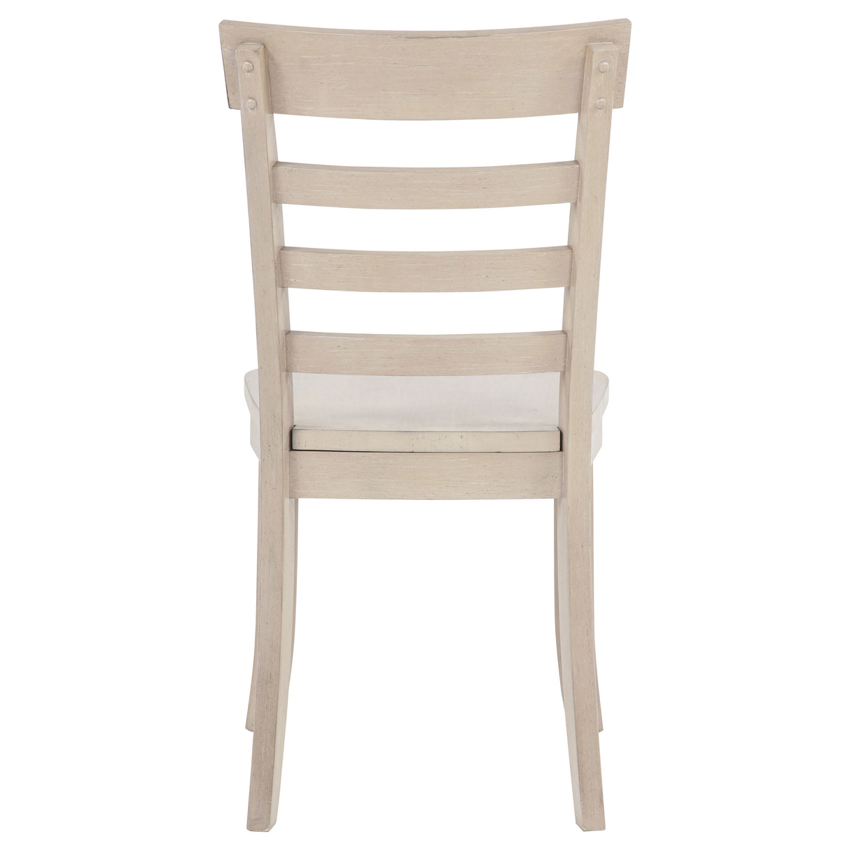 Orrison Ladder Back Dining Side Chair in Linen, Set of 2