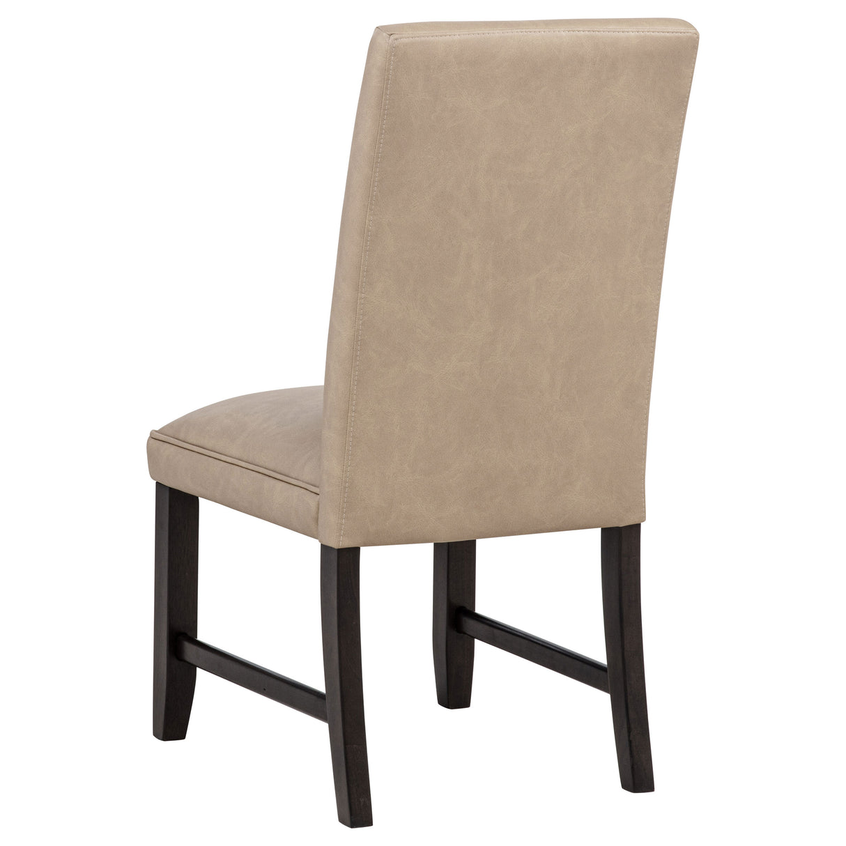 Averill 7-Piece White Marble Dining Set in Tan and Coffee Bean
