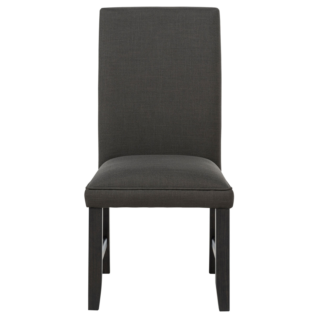 Berning Fabric Upholstered Parson Side Chair, Charcoal Grey (Set of 2)
