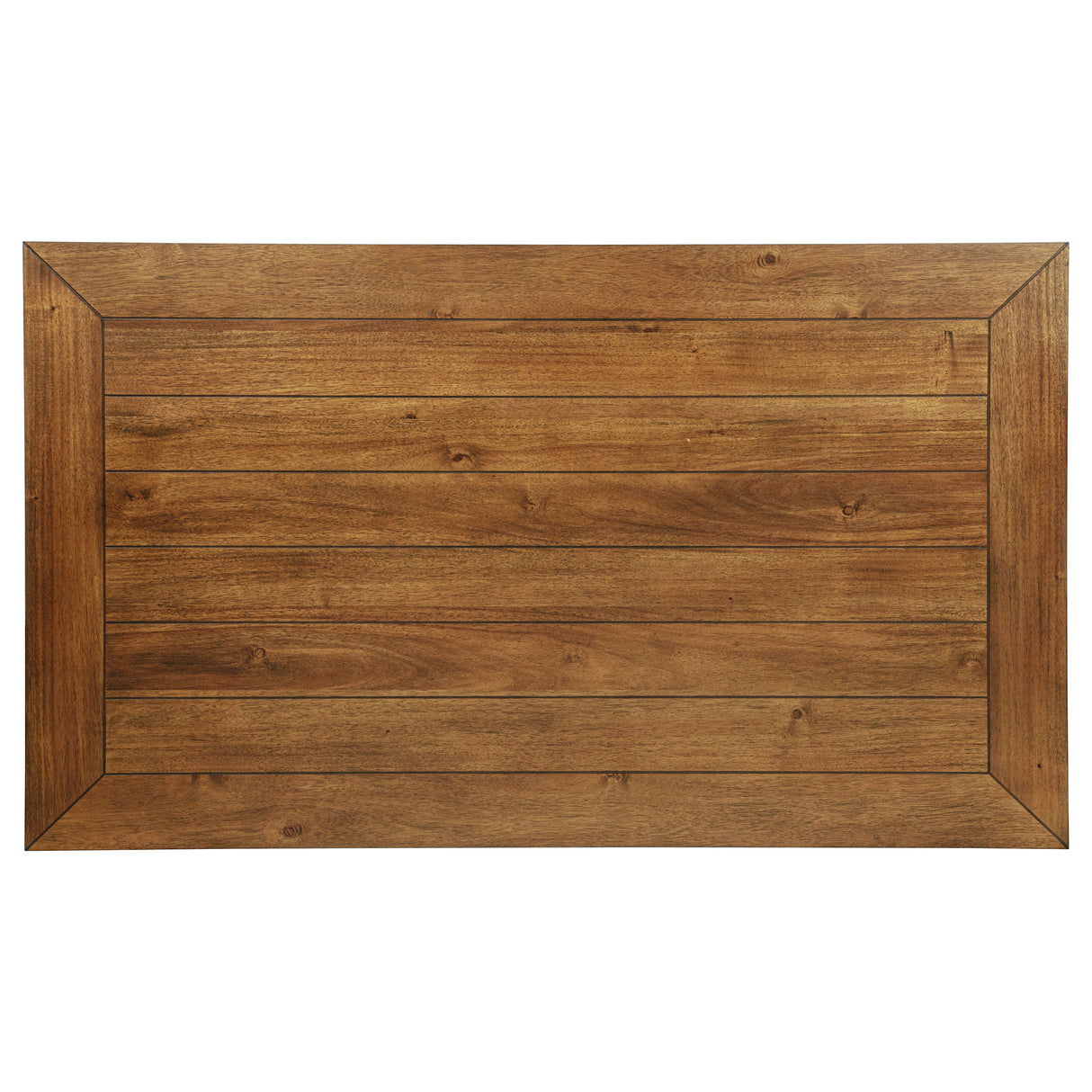 Atwood 5-Piece Rectangular Dining Set in Warm Brown