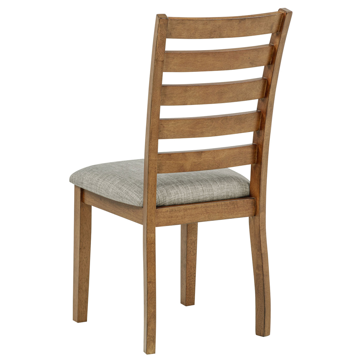 Atwood Wood Dining Side Chair - Warm Brown Upholstered