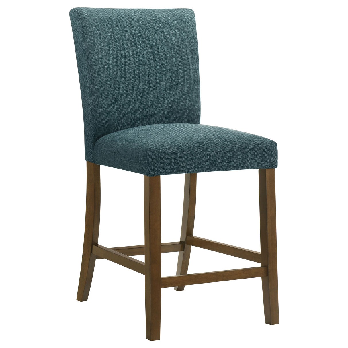 Paxton Upholstered Counter Height Dining Chair Teal Blue Set of 2