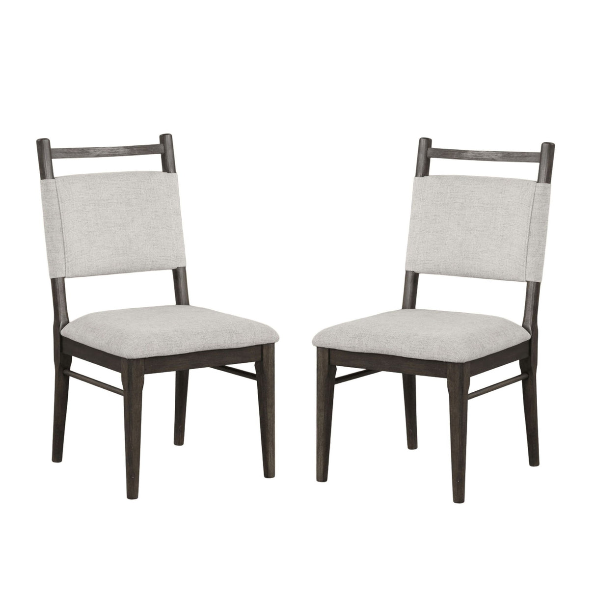 Upholstered Side Chairs (Set of 2) - Dark Walnut