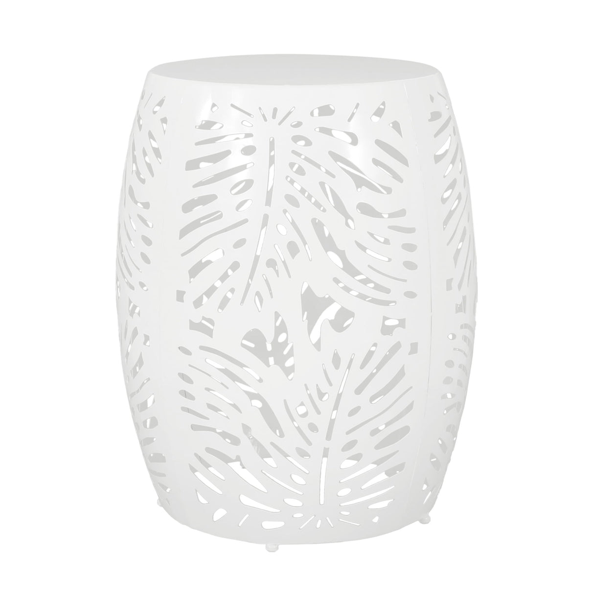 Modern Design Metal End Table, Large