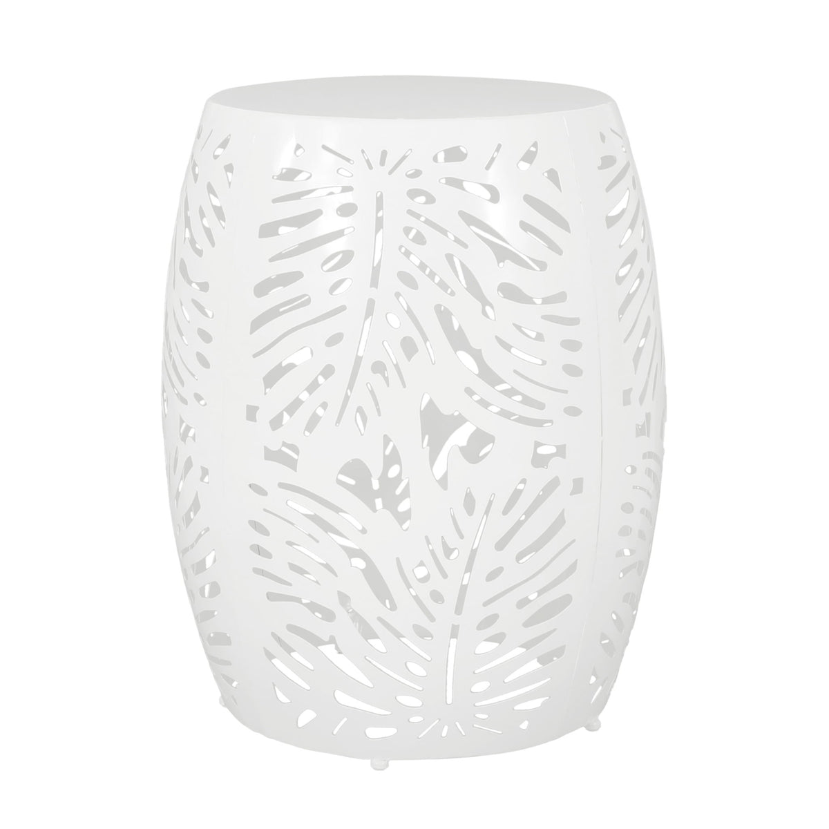 Modern Design Metal End Table, Large