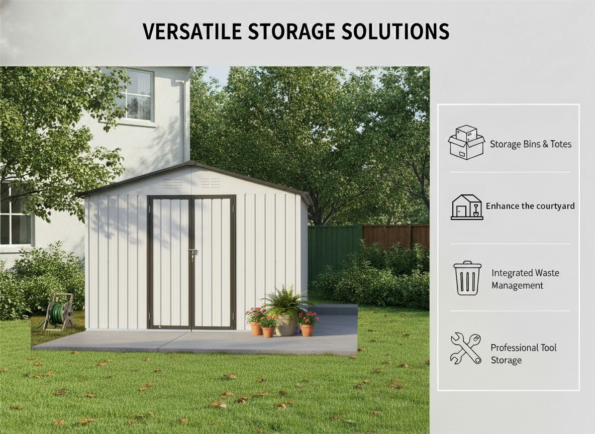 10' x 12' Garden Sheds Outdoor Storage Sheds