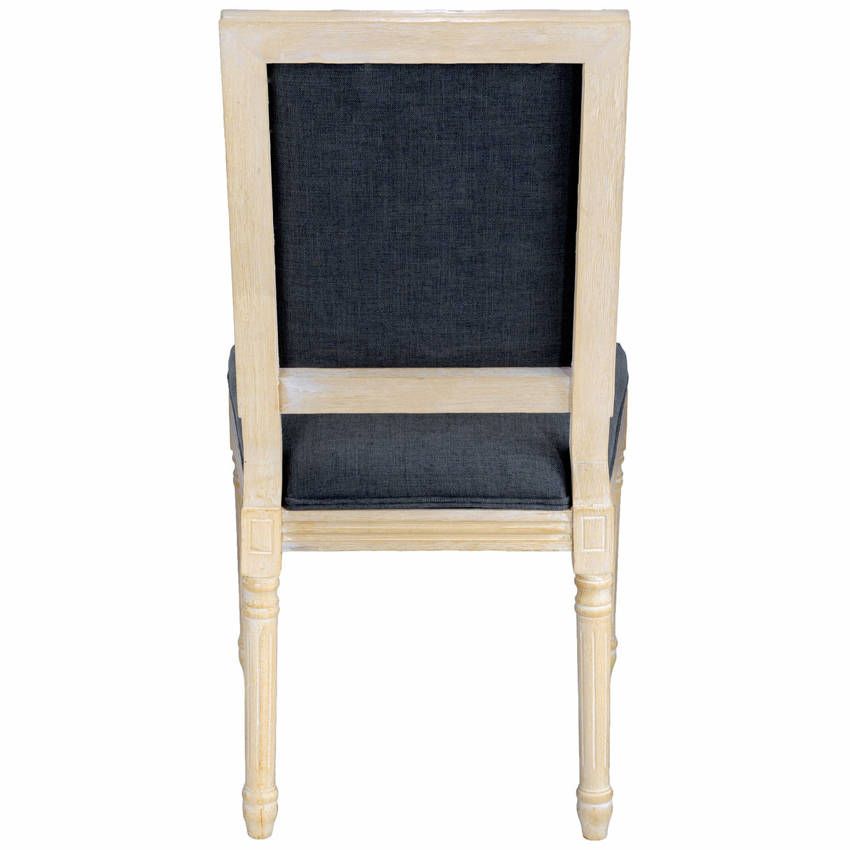 Dining Chairs With Upholstered Square Back (Set of 2)
