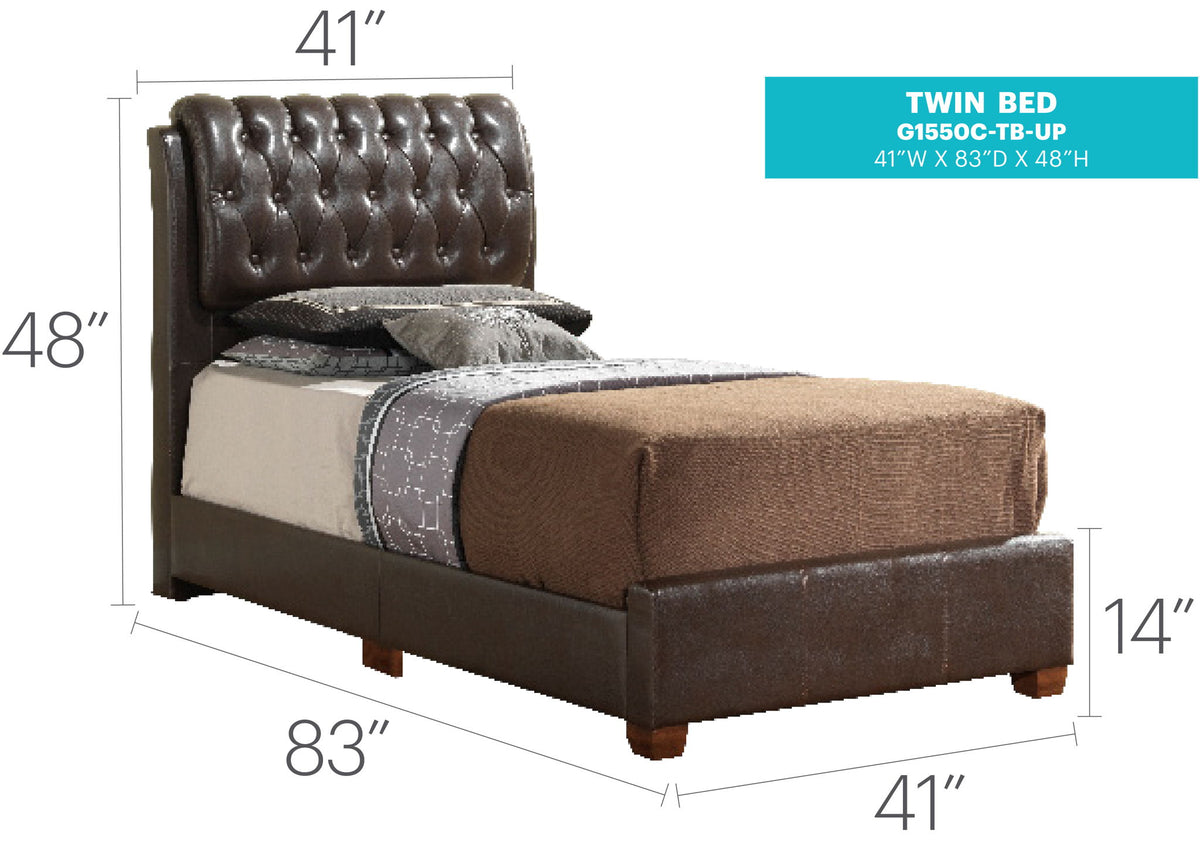 Tufted Upholstered Bed