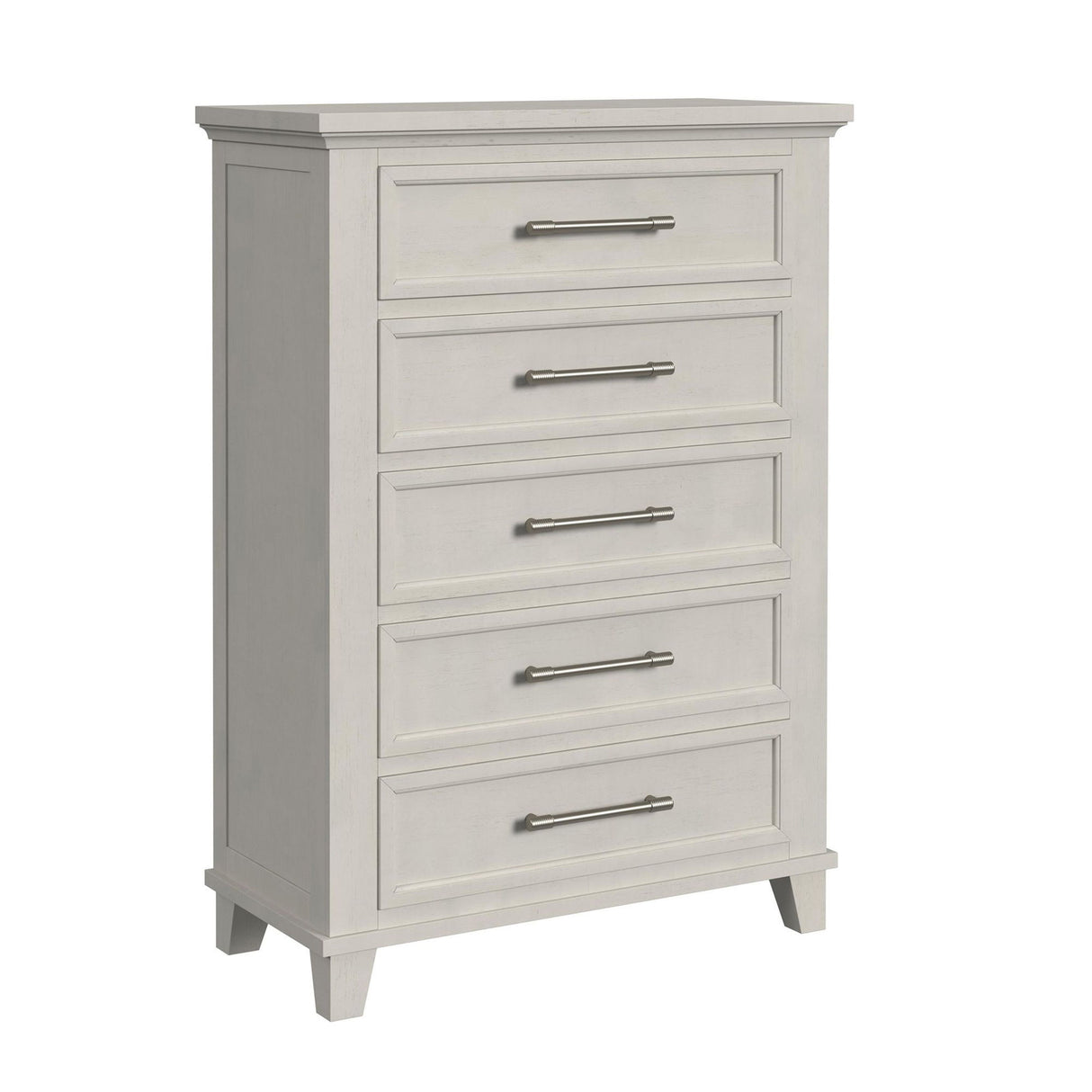 Canterbury - Twin Panel 5 Piece Bedroom Set - Ivory