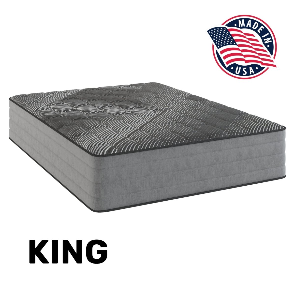 14” Firm Hybrid Mattress with Cooling Ice Cover – King - Mattress - Alpine Outlets