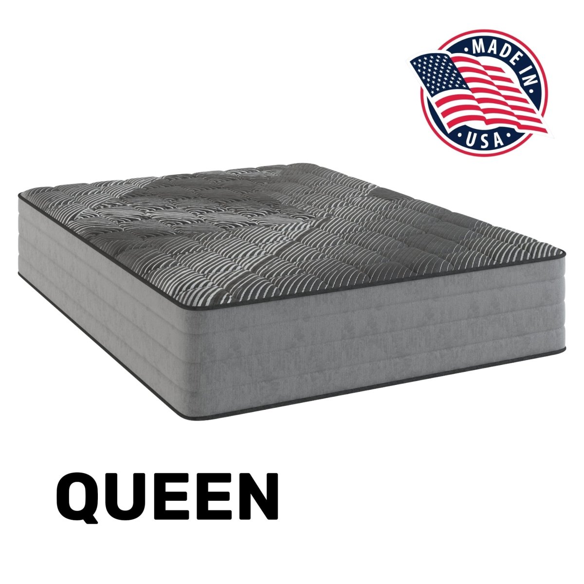 14” Firm Hybrid Mattress with Cooling Ice Cover – Queen - Mattress - Alpine Outlets