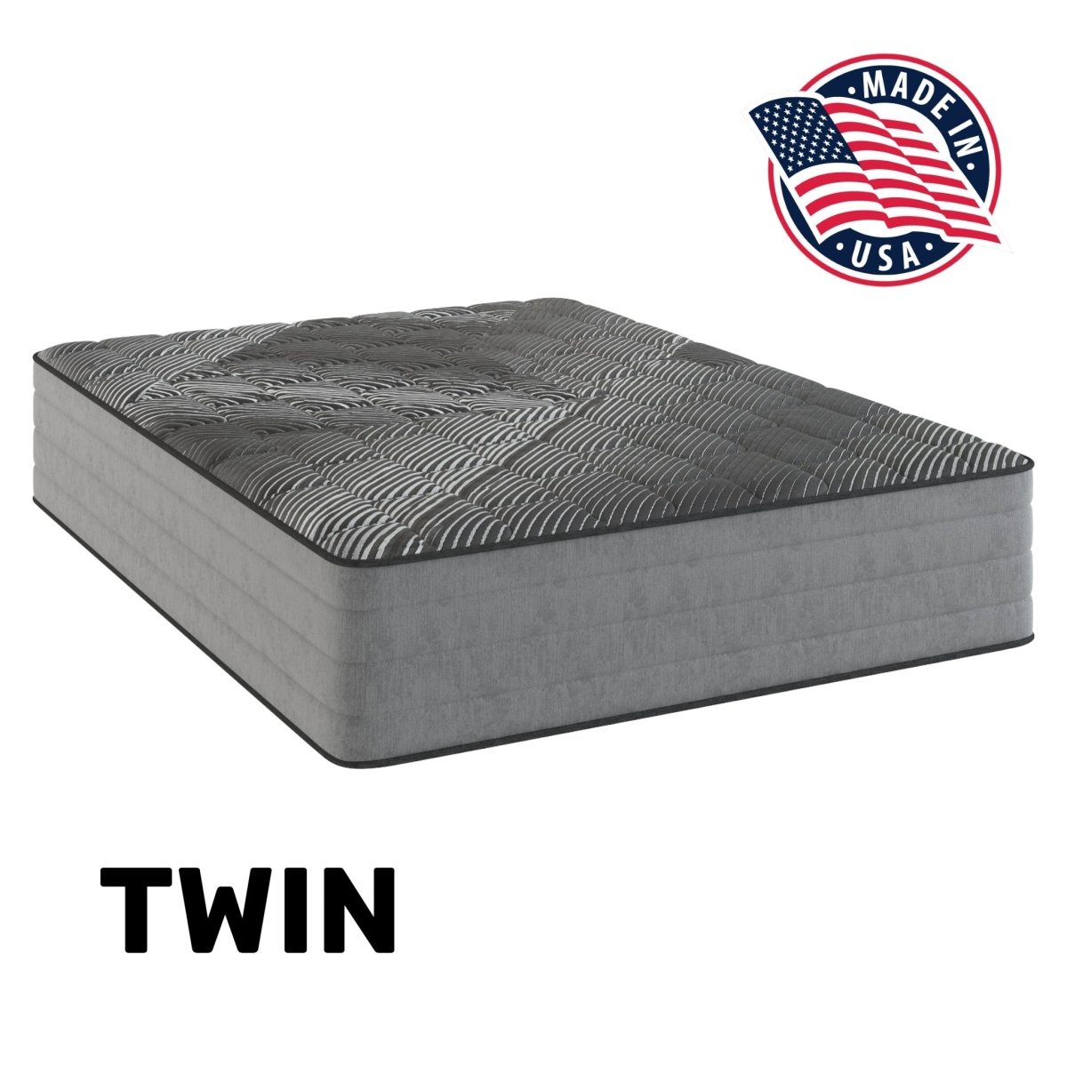 14” Firm Hybrid Mattress with Cooling Ice Cover – Twin - Mattress - Alpine Outlets