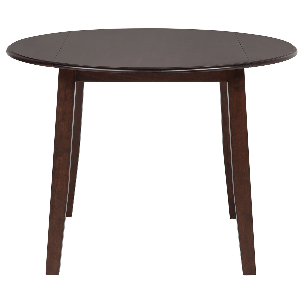 Barton 5-Piece Round Wood Dining Table Set Dark Brown
