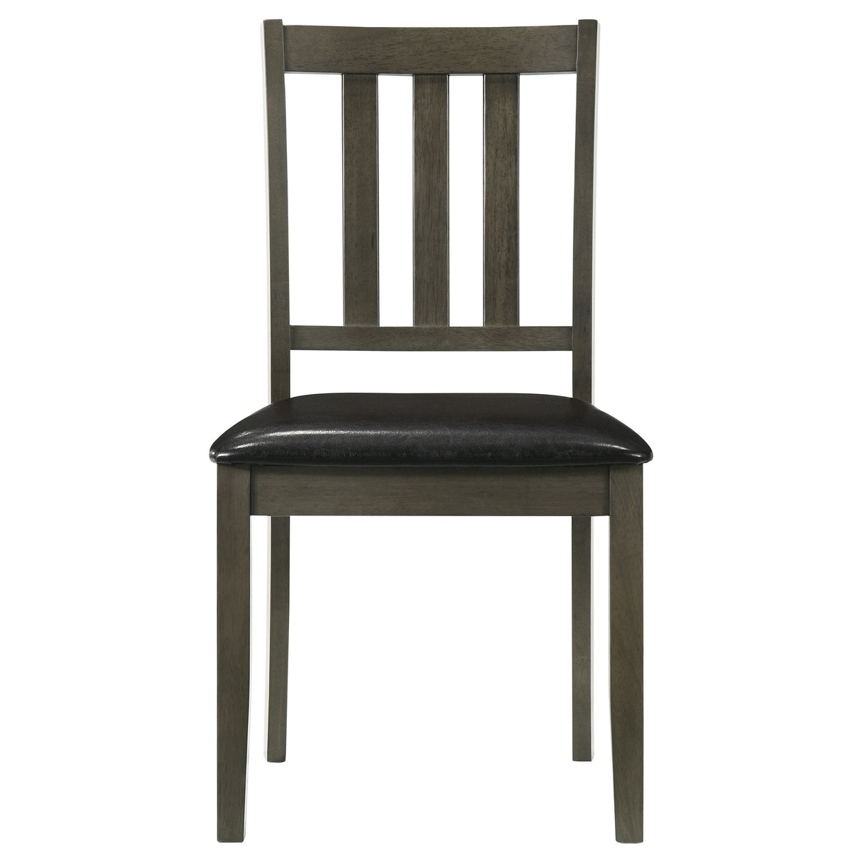 Parkwood 5-Piece Square Dining Set in Dark Ash Brown