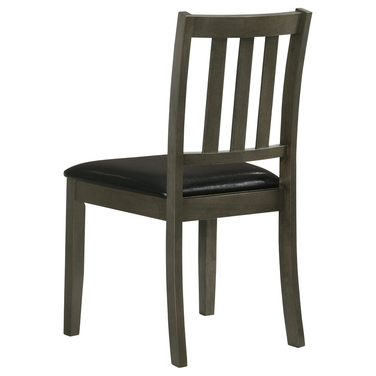 Parkwood 5-Piece Square Dining Set in Dark Ash Brown