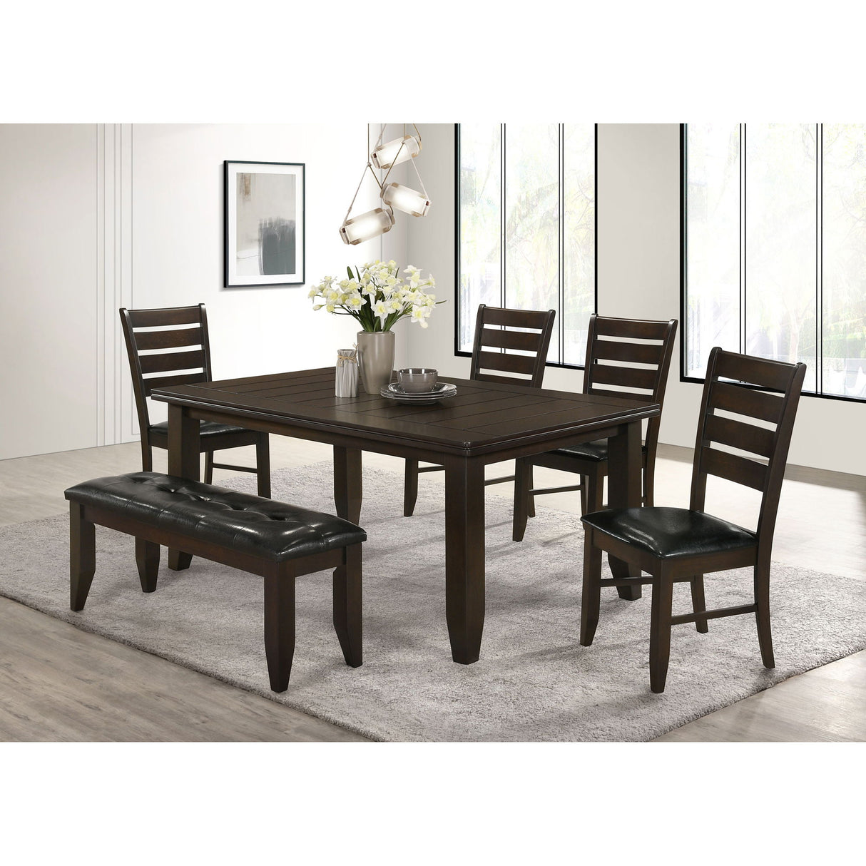 Cornish - Rectangle Dining Table - Cappuccino