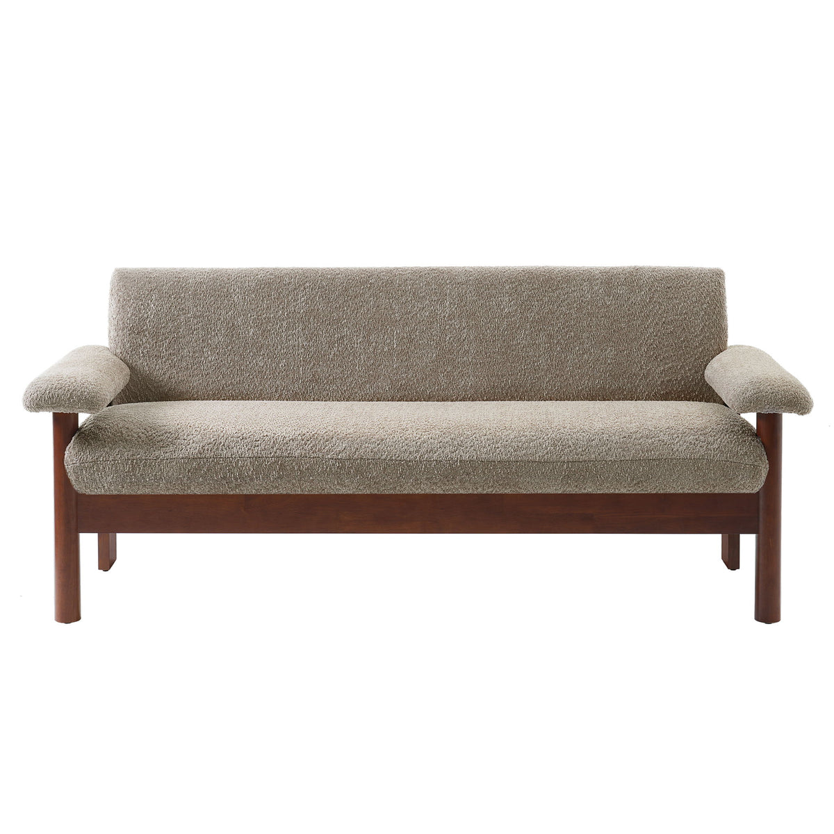 Loveseat Sofa 2 Seater Couch With Armrest Pillows