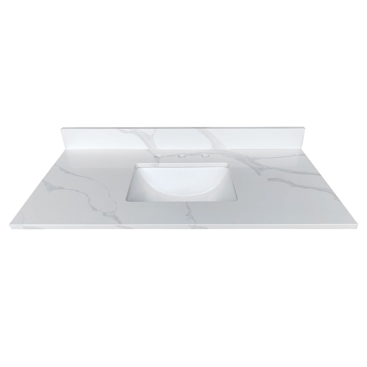 Bathroom Vanity Top With Undermount Sink, 3 Pre Drilled Holes