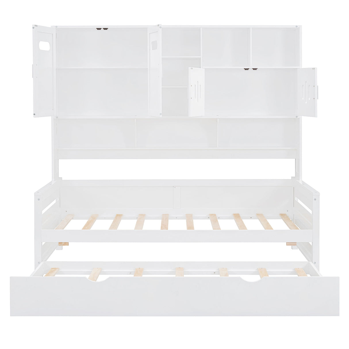 Daybed & All-In-One Cabinet And Shelf