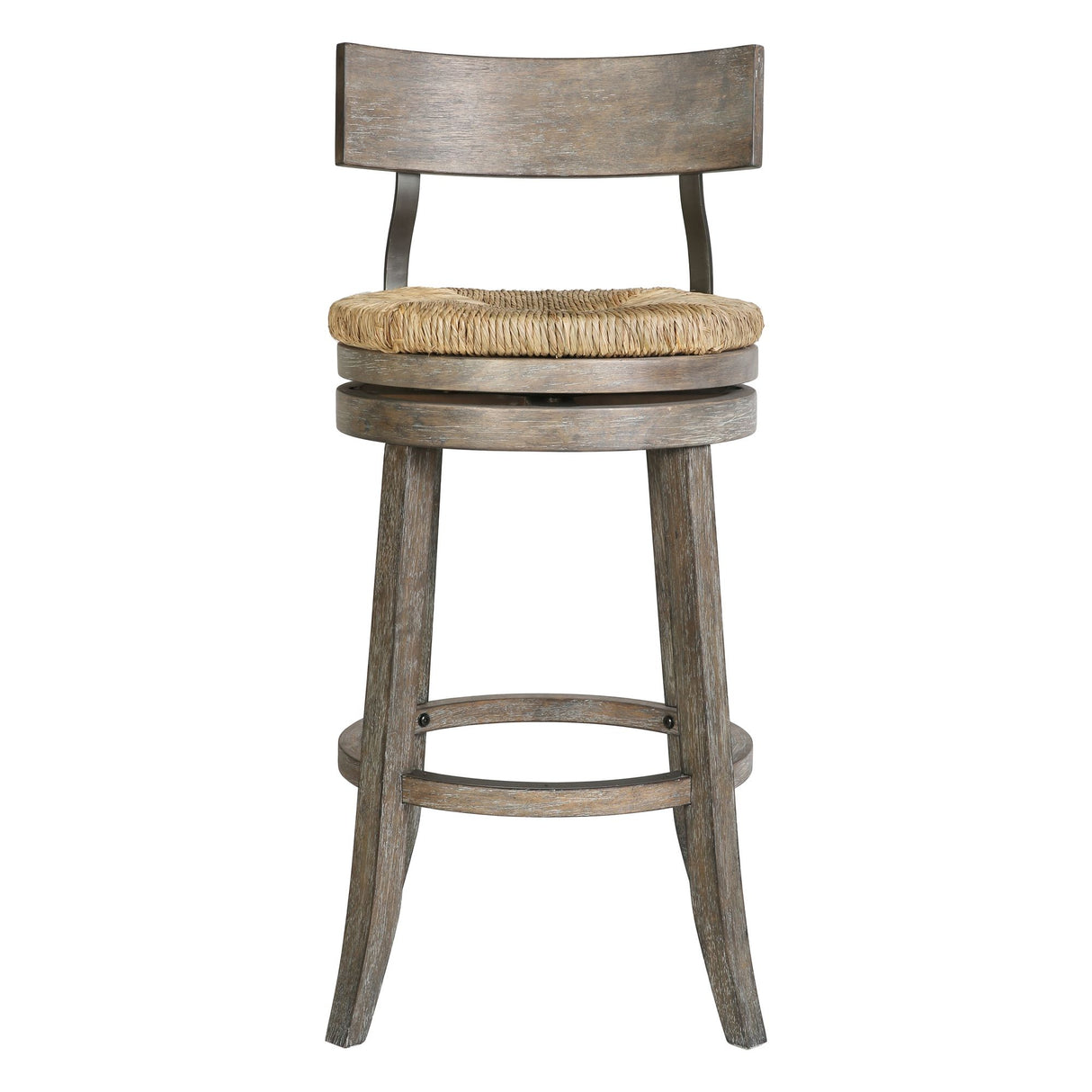 Stool With Natural Seagrass Seat