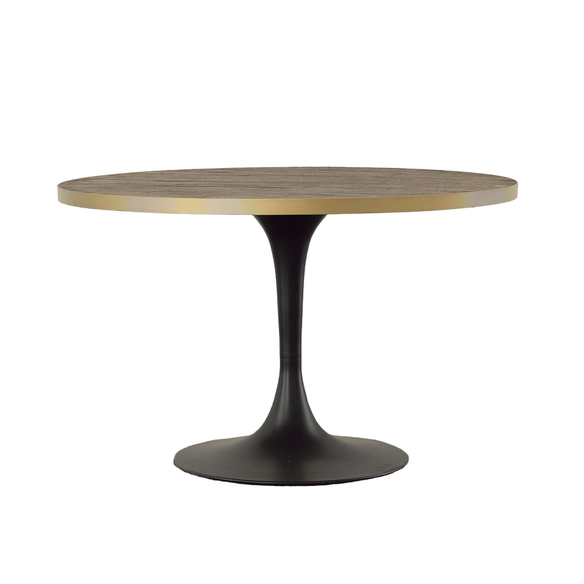 Drummond - Dining Table - Black / Light Brown