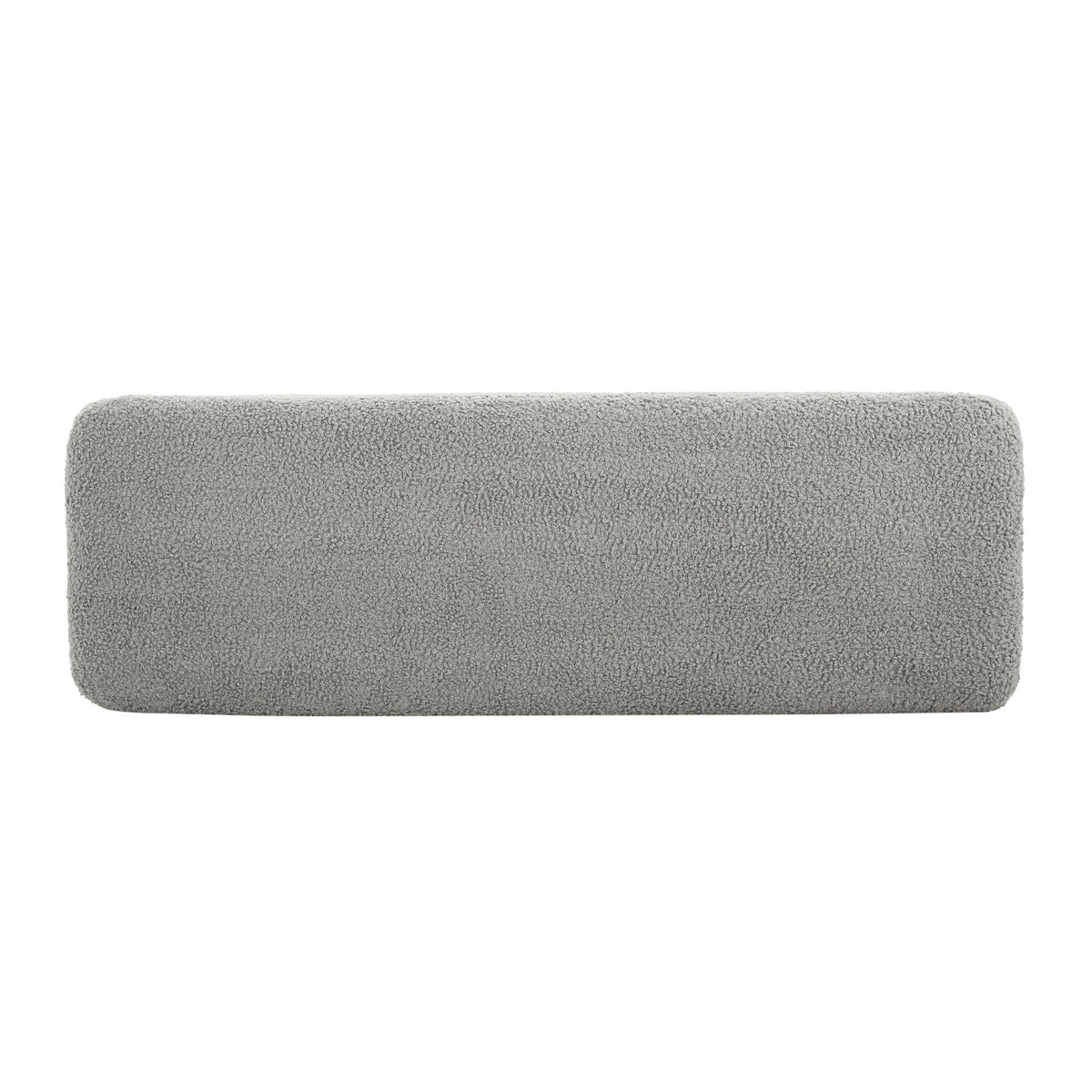 Contemporary Ottoman With Foam Cushion And Durable Upholstery