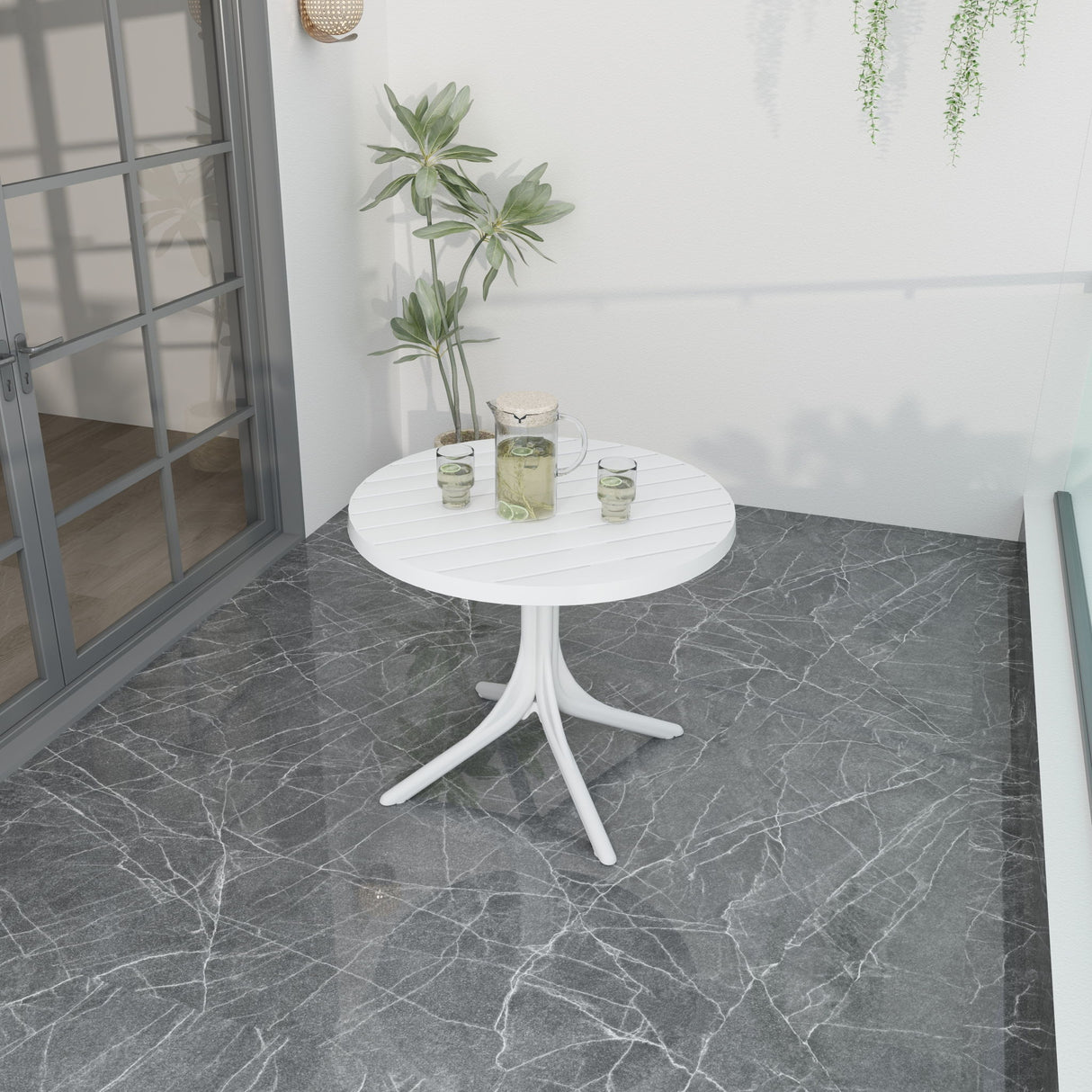 Round Table - White